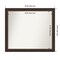 Lara Bronze Non-Beveled Custom Framed Bathroom Vanity Wall Mirror